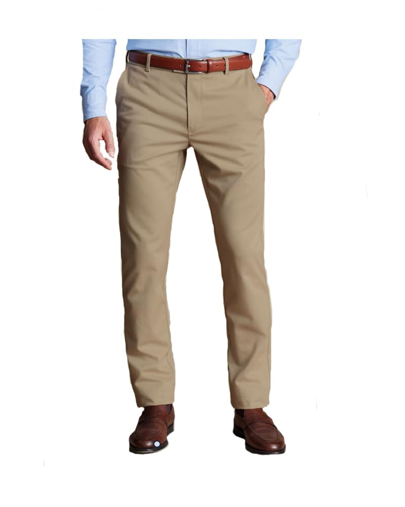 Mens Paul Betenly Tan Roma Modern Fit Dress Pants