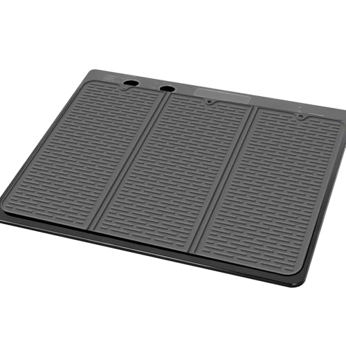 Alfombra de secado para encimera de cocina plegable y protector de superficies 2
