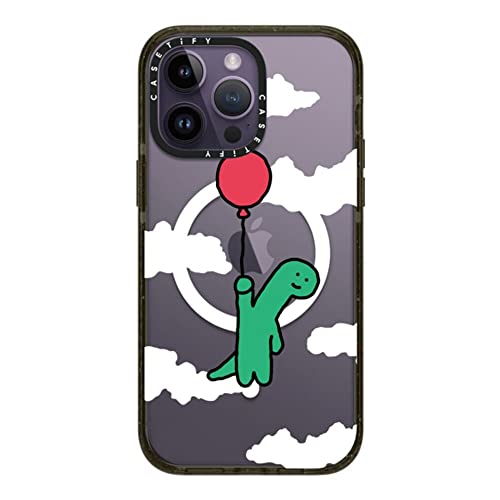 Coque Impact iPhone 14 Pro Max Magsafe CASETiFY I'm Leaving This Planet Noir