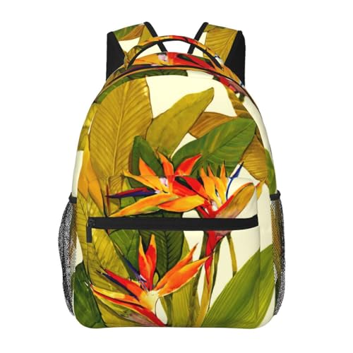 Sac à dos ordinateur portable idéal pour le bureau et les escapades avec son motif tropical