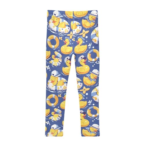 KLL Yellow Duck Cartoon Toddler Girl Legging Soft Full Length Lounge Pants Sports2