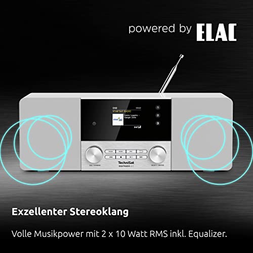 Radio stéréo TechniSat DIGITRADIO 4 C haut-parleurs Elac