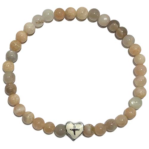 Meditation Bracelet | FAITH & LOVE | Self-Care Wellness Zen Mantra Bead Wristb