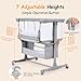 Ezebaby Bedside Bassinet for Baby, Portable Baby Bassinet Bedside Sleeper for Newborn Infants with Wheels Storage Basket, Adjustable 7 Heights and All Mesh Sides