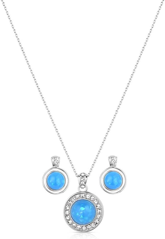 Montana Silversmiths Western Lifestyle Opal Jewelry Set