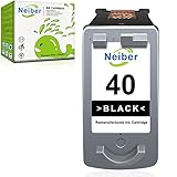 Neiber Remanufactured 40 Ink Cartridge Replacement for Canon 40 PG-40 Black Fit with Pixma iP6320D...