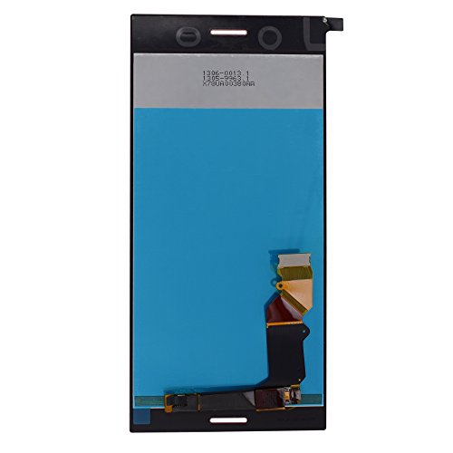 Image of LCD Screen Display with Digitizer Touch Panel Without Bezel Frame Compatible with Sony Xperia XZ G8141 G8142(Red)