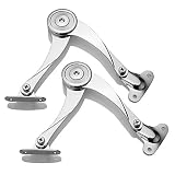 Lystin Lid Support Hinge, 2 Packs Folding Support Hinge Lid Stay with Soft Close, Lid Lift Up Stay B