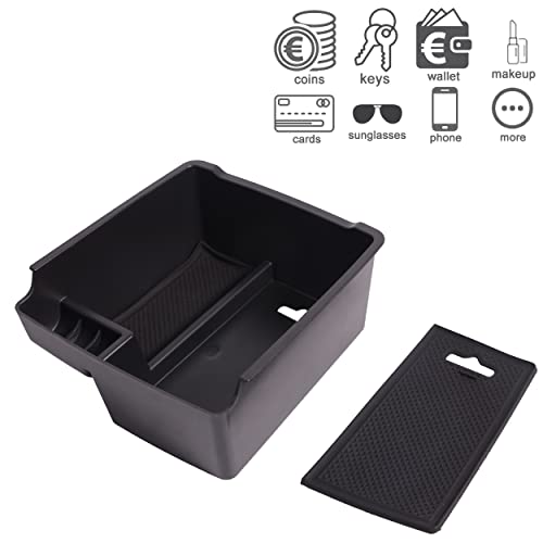 itdegno Aufbewahrungsbox Organizer Mittelkonsole Für Armlehne Golf SV Sportsvan 2014-2020