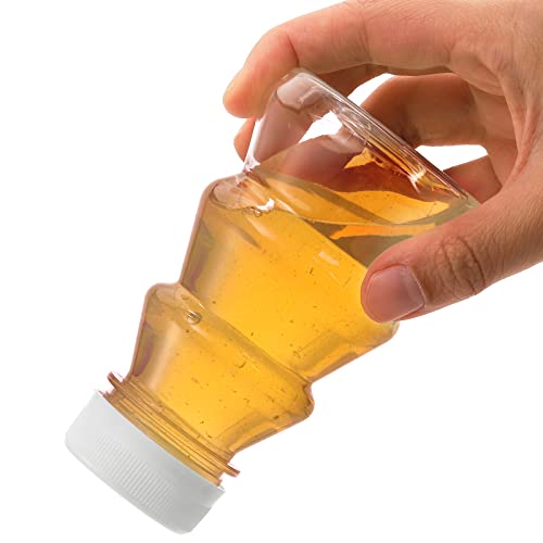 Lyellfe 24 Pack Plastic Juice Bottles With Leak Proof Cap, 6 Oz Reusable Clear Drink Bottles For Kids, Small Empty Bottles, Milk Bottles, Beverage Containers For Drinks, Smoothie, Water #TOP2