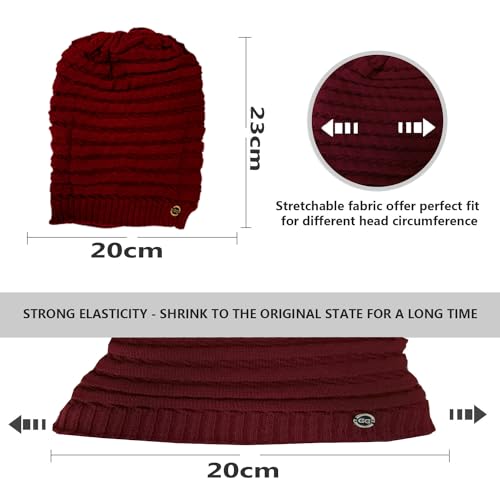 Image of 2023 Winter Beanie Hats Woolen Winter Beanie Cap for Men || 100% Woolen Boys Stylish Cap Woolen Cozy Cap for Men Warm Knit Hat Warmer Hat for Men Women Hat Solid Color Simple Woolen Hat Drop