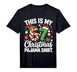 This is My 67 Christmas Pajama Shirt Funny 6 7 Meme Xmas Performance T-Shirt
