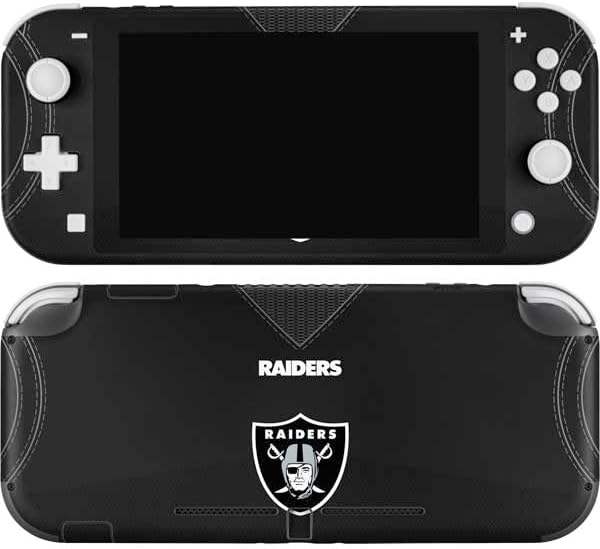 Skinit Decal Gaming Skin Compatible with Nintendo Switch Lite - Officially Licensed NFL Las Vegas Raiders Large Logo Design