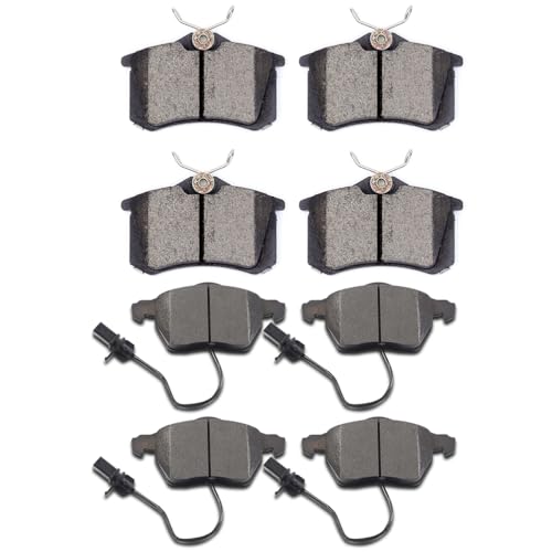 Image of SCITOO D840 D340 8PCS Front Semi-Metal Rear Ceramic Brake Pad Sets | Fit For Audi For A4,For A4 Quattro,For A6,For A6 Quattro,For S6,For Volkswagen For Passat