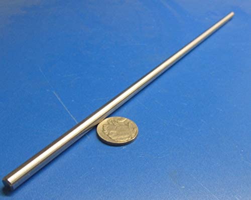 Chrome Plated 1045 Carbon Steel Shaft 1/4" Diameter x 12" Long 1 pcs