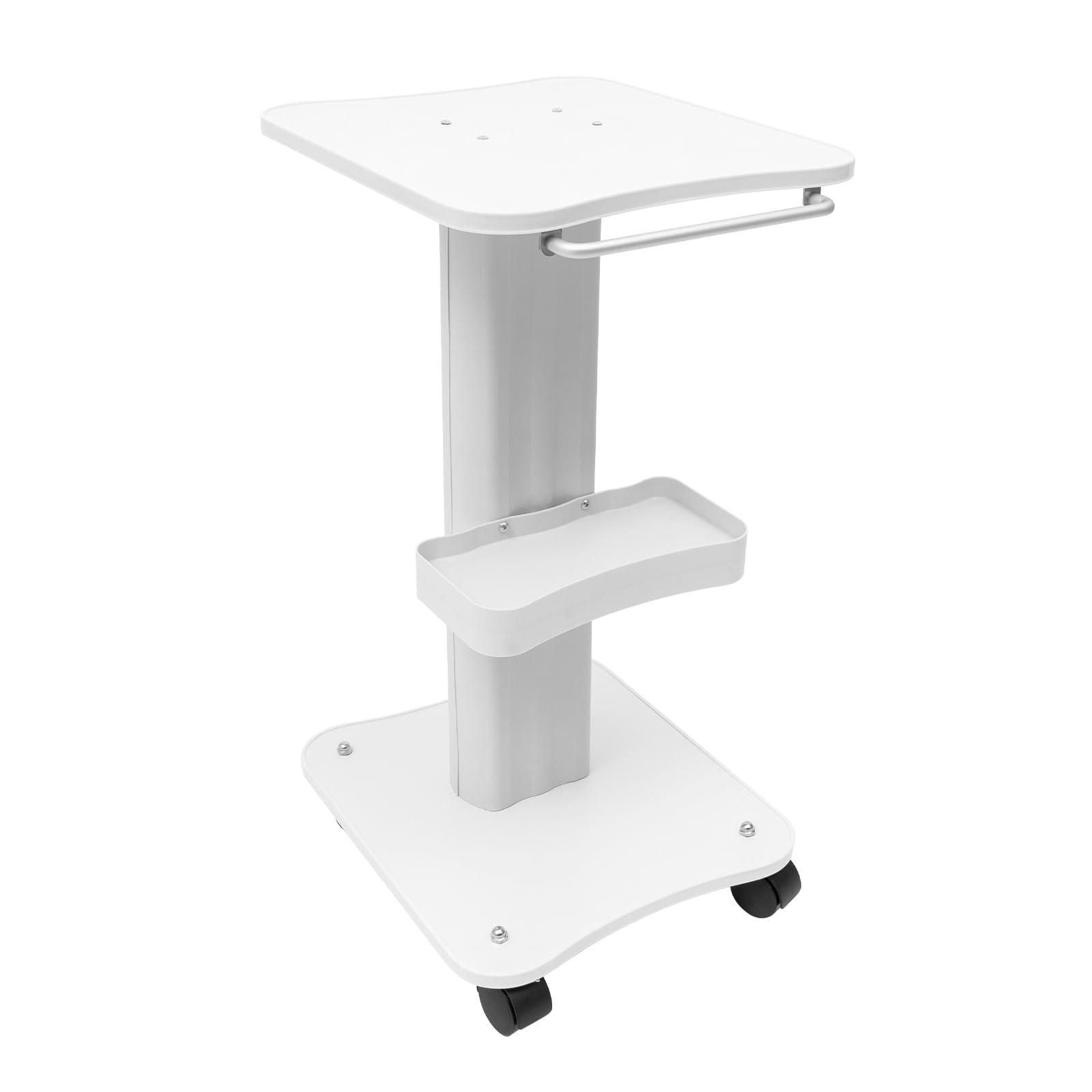 Beauty Rolling Trolley Salon Trolley Cart with Wheels Spa Storage Rolling Cart for Beauty Instrument Portable Rolling Storage Cart with Instrument Tray Load 88.18 lbs