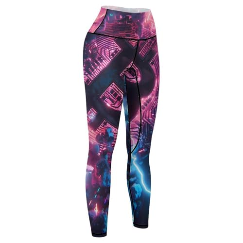 Electric Bitcoin Women's Yoga Pants High Waisted Leggings Casual Sweatpants Joggers Pants for Gym Workout - Image 7