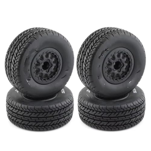 Pneus RC 1/10 112mm avec hexagone 12mm pour Traxxas Slash et Arrma Senton