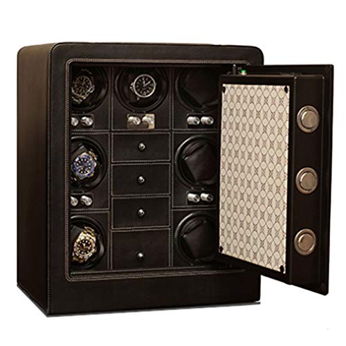 FGVDJ Watch Winder, 4 + 0 Reloj de Gama Alta de luz...