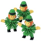 Leprechaun Porcupine Character Toys for St. Patrick's Day - 12 Pieces