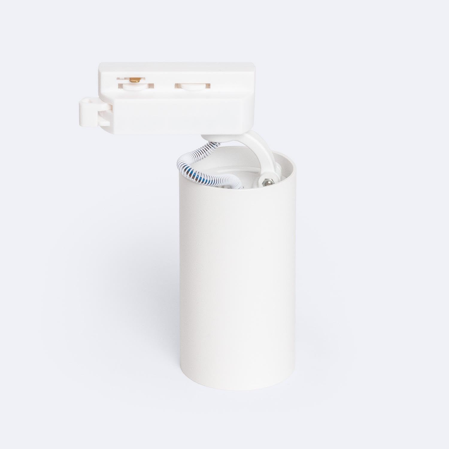 LEDKIA LIGHTING Foco Carril Monofásico Ruun para Bombilla GU10 Blanco GU10