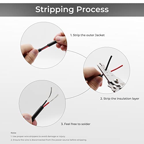 Firmerst 16/2 Gauge 2 Core Tinned Copper Insulation Electrical Wire 66 Feet #TOP2