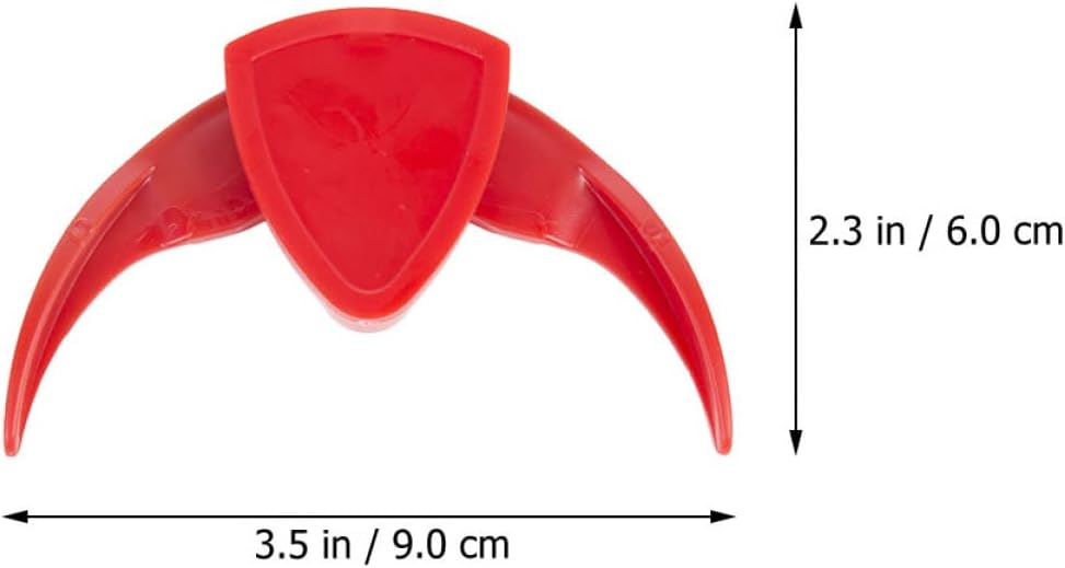 6 Piece Plastic Nut Crackers with Sawtooth Design for Nuts and Seeds