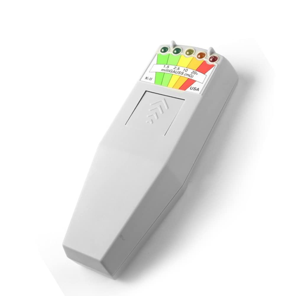 K2 Medidor de Radiación de Campo Electromagnético Digital Portátil 5 LED Gauss EMF para la Seguridad Personal de la Caza de Fantasmas