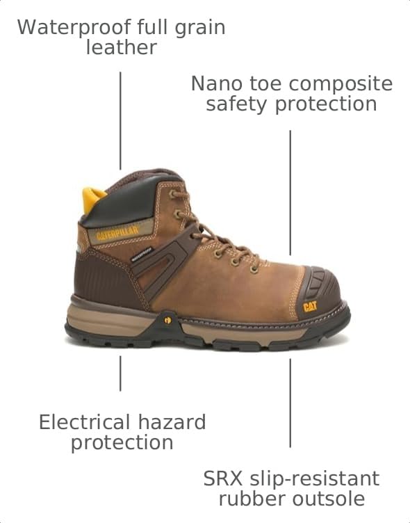 Image of Cat Footwear Men's Excavator Superlite Wp Nt Construction Boot
