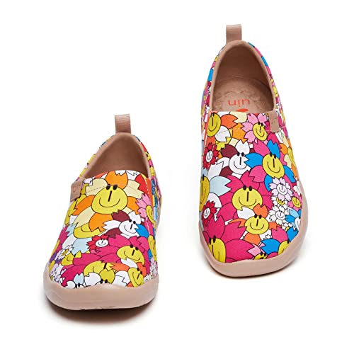 Image of UIN Women's Art Travel Shoes Slip On Casual Cozy Loafers Lightweight Comfort Fashion Sneaker Toledo Ⅰ