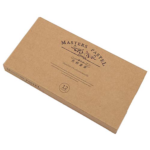 Topincn Artist Pastels Square Soft Pastels Set, Fluorescent Crayons Hair Dying Rod Painting Chalk Set Painting Crayons (12 Colors) #TOP7