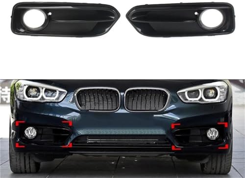 Grille de phare antibrouillard BMW Série 1 avant gauche pour pare-chocs sport - 3