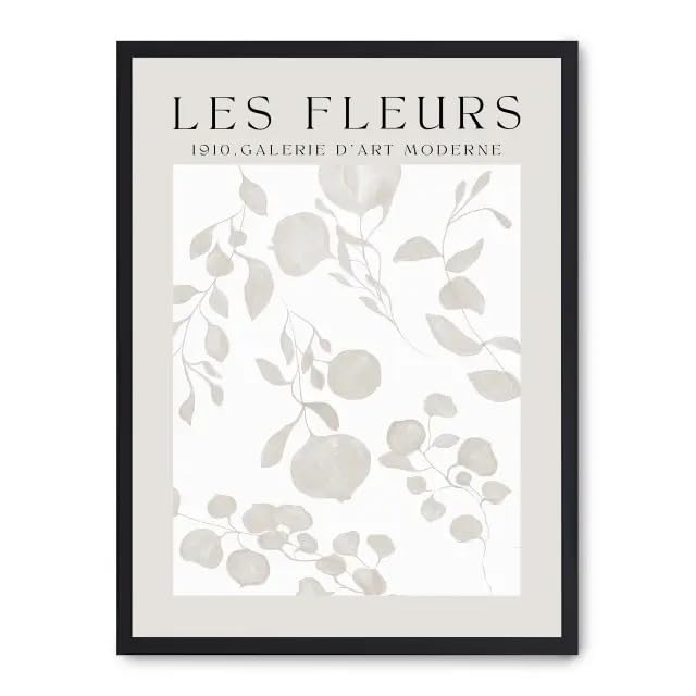 Cuadro les fleurs i : la solution pour réveiller un mur blanc triste