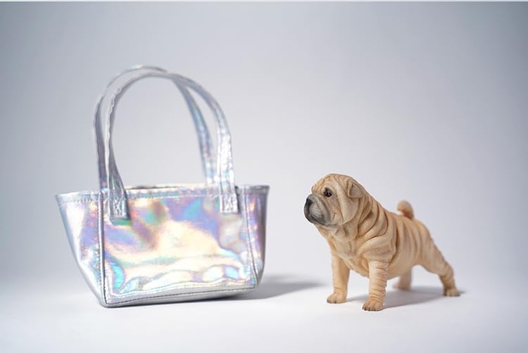 1:6 Sharpei Dog Model Cute Animal Figure Collector GK Decor Gift for Adult (JXK101A)