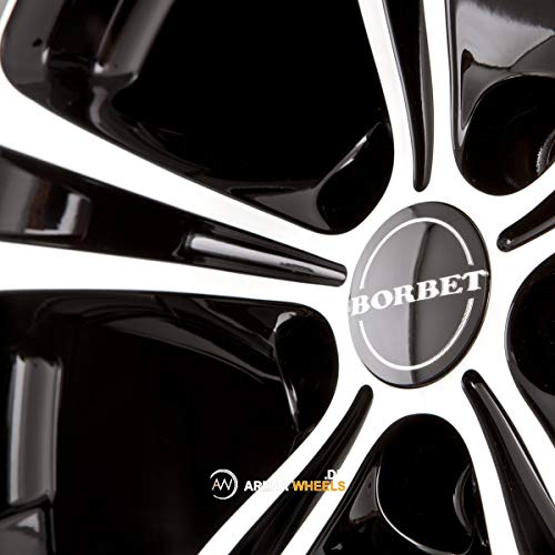 Borbet XL black polished 8x18 ET50 5.00x112 Hub Bore 72.60 mm - Alu felgen