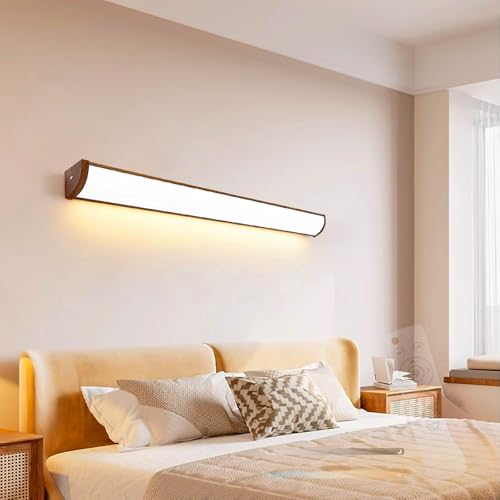 Luz de pared interior para espejo de baño y escaleras con diseño minimalista alargado