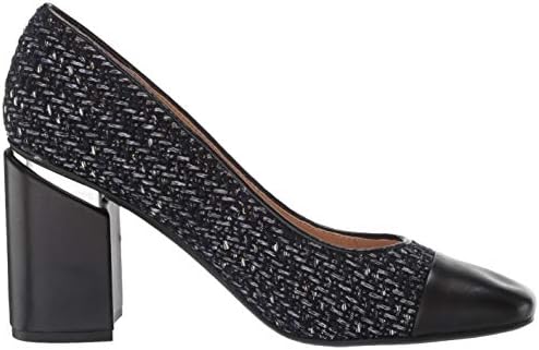 Franco Sarto Women's ROLLER2 Shoe, Black/Navy Fabric, 6 M US | Image 5