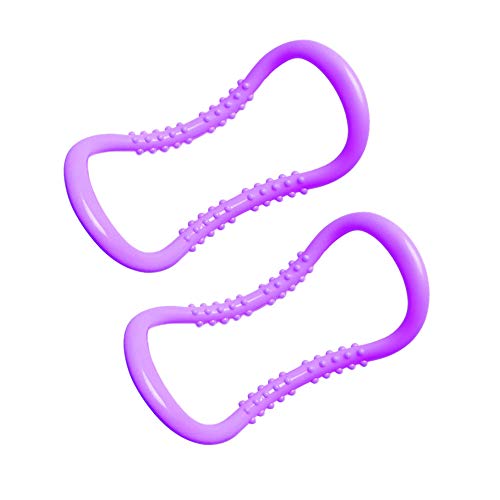 Sunbaca 2 pcs Yoga Círculo Resistência Ao Estiramento Anel Pilates Fascia Massagem para Relaxamento