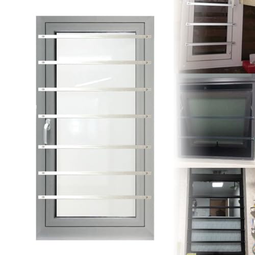 Tiras de protección para ventanas de 55cm con clip de acero inoxidable resistente de una pieza 2