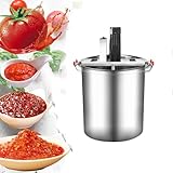 Olla agitadora de alimentos, batidora automática de 40/80/140L con eje de mezcla de doble capa y raspador, agita 360° uniformemente, no quema el fondo, ideal para salsa de tomate