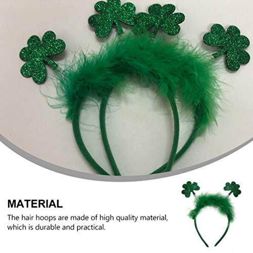 2Pcs St Patrick'S Day Shamrock Headband Irish Head Boppers for St Patrick S Day Celebration and Irish Festival Decoration - Image 2