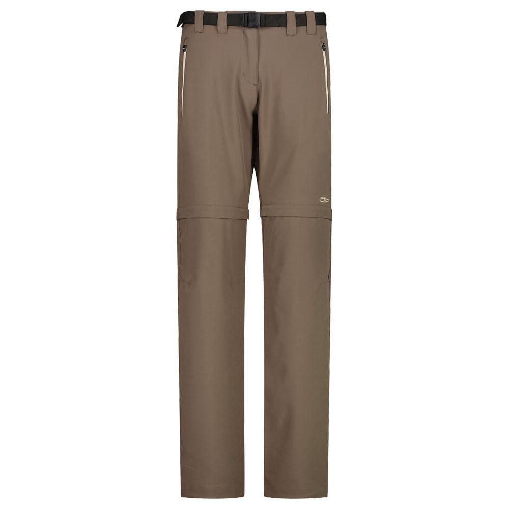 CMP Pantaloni da trekking da donna con zip off con funzione Dry Function