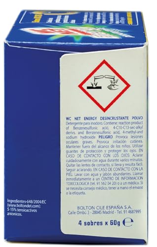 Wc Net Energy Polvo - Desincr. Clp 4 x 60 g - imagen 4