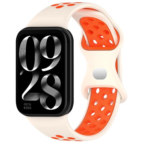 [SeGinn] Xiaomi Redmi Watch 6/Redmi Watch 5/4 �Ή� �o���h �T�C�Y���߉\ �V���R���� ���b�h�~�[�E�H�b�`6 �����o���h �_�炩�� �e�͐� �����x���g �R���p�`�u�� Xiaomi Smart Band 9 Pr
