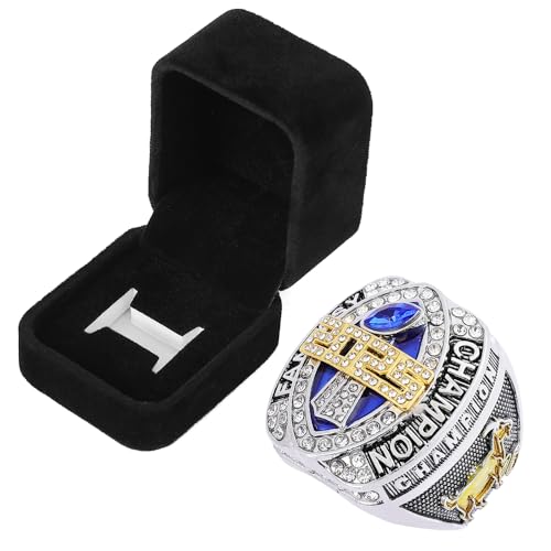 guancrown 2025 Fantasy Football Championship Ring Award Prize Trophy Sports Winner FFL Champion Ring (style 11, size 11)