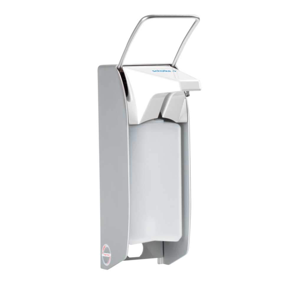 Esske KHK - Dispensador de desinfectante (bomba de acero inoxidable, brazo corto, 500 ml)