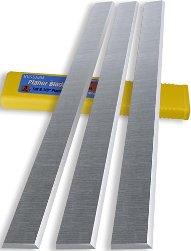 6-1/8 Inch Jointer Blades Compatible with Craftsman 113.20680, 21705, 922995, Ridgid JP0610, Delta 37-190 37-195, HSS Jointer Knives Replacement Set, 3pcs