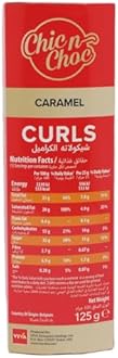 Chic n Choc Caramel Chocolate Curls 12 x 125 g