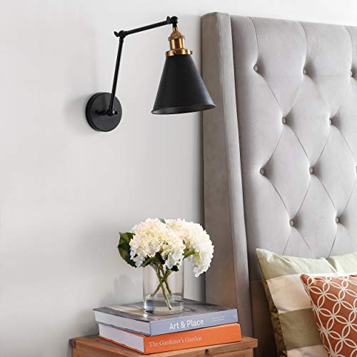 Jonathan Y JYL7462A Rover 7 Inch Farmhouse Industrial Adjustable Arm Metal Led Wall Sconce Rustic Bohemian 2700K Led 4W Bulb thumb #1