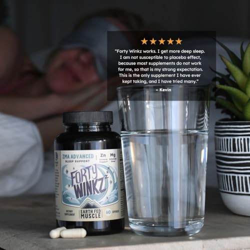 Earth Fed Muscle Forty Winkz ZMA Sleep Support
